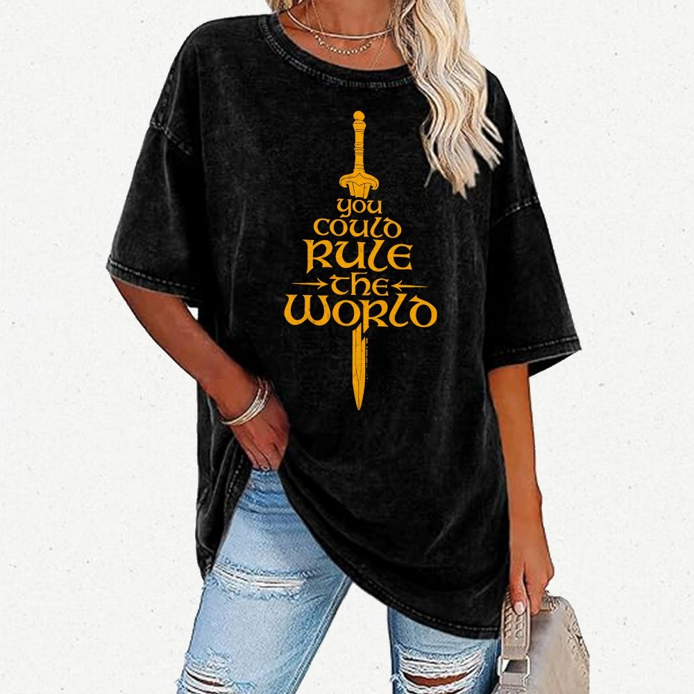 You Could Rule the World Vintage Distressed T-shirt