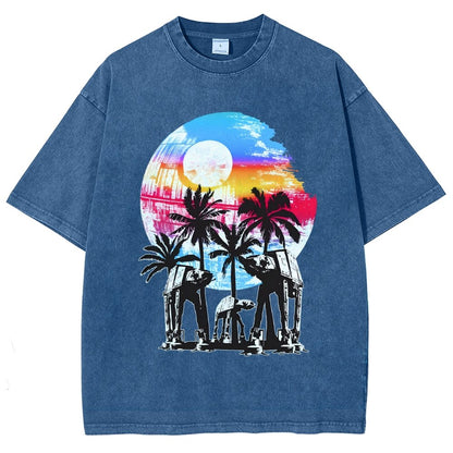 Summer Assault Vintage Distressed T-shirt