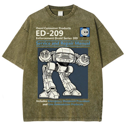 Robotic Unit Service and Repair Manual Vintage Distressed T-shirt