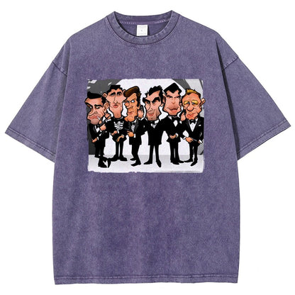 Six Faces One Spy Vintage Distressed T-shirt