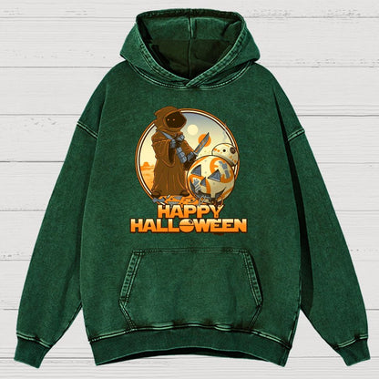 Happy Halloween Vintage Distressed Hoodie