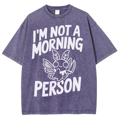 Not a Morning Bug Vintage Distressed T-shirt