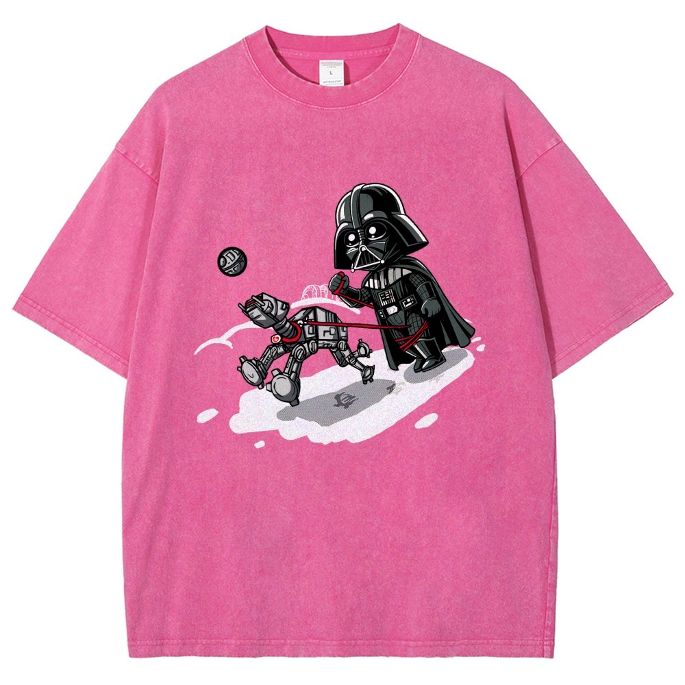 Even villains need to walk their pets Vintage Distressed T-shirt