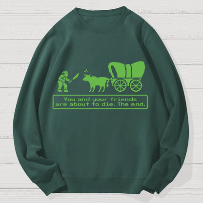 Oregon Horror Trail Geek Cotton Sweatshirt