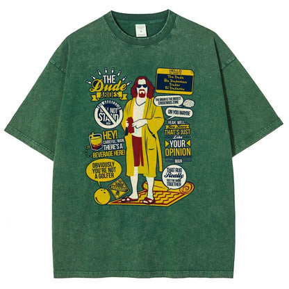 The Dude Quotes Vintage Distressed T-shirt