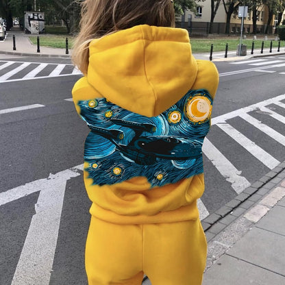 Printed Back Cotton Hoodie