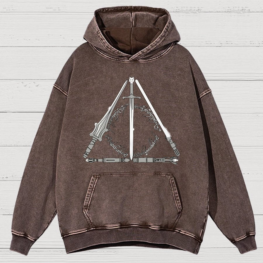 Nerd Artifact Vintage Distressed Hoodie