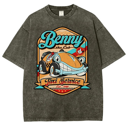 Buddy The Cab Vintage Distressed T-shirt