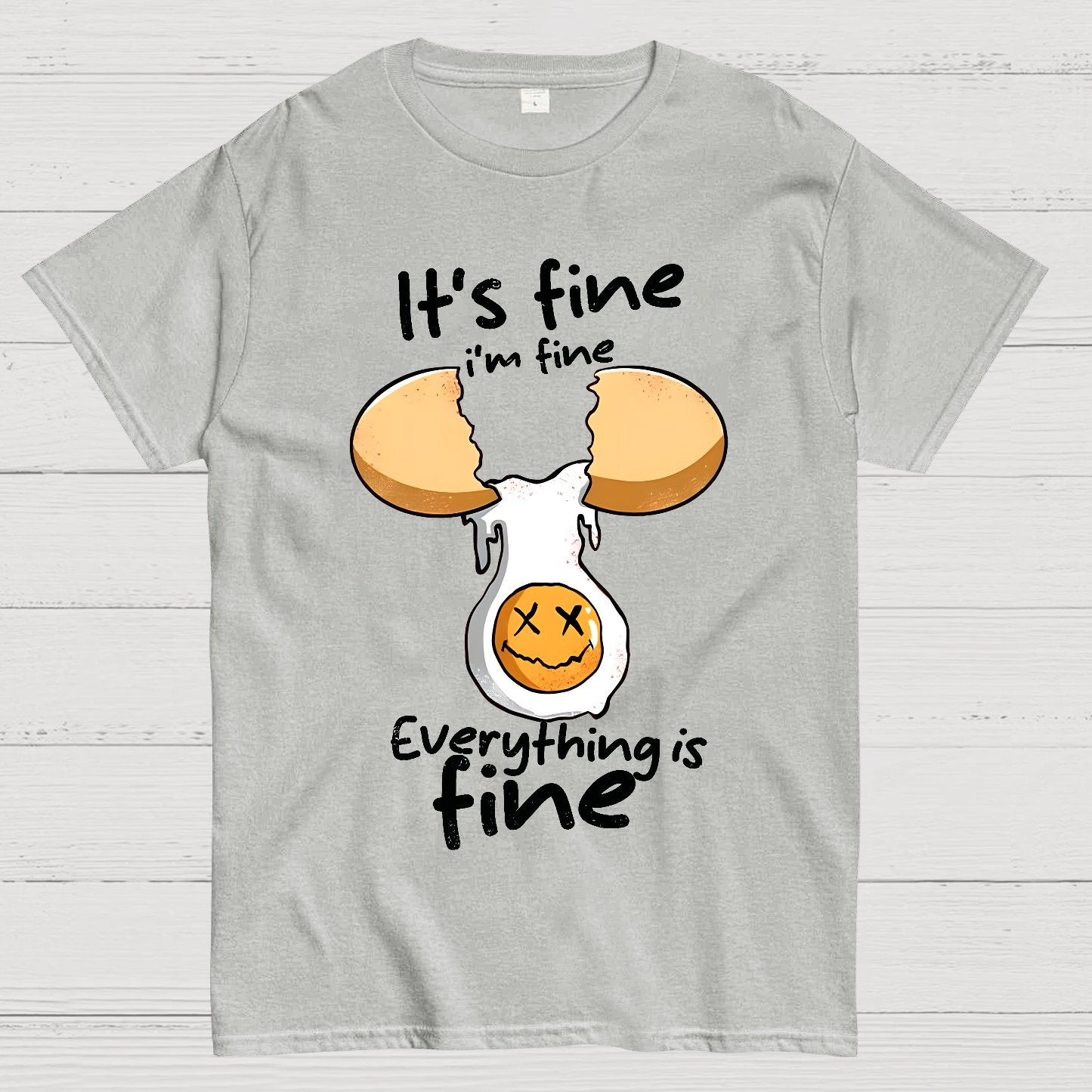 Everything is Fine I'm Fine Geek T-Shirt