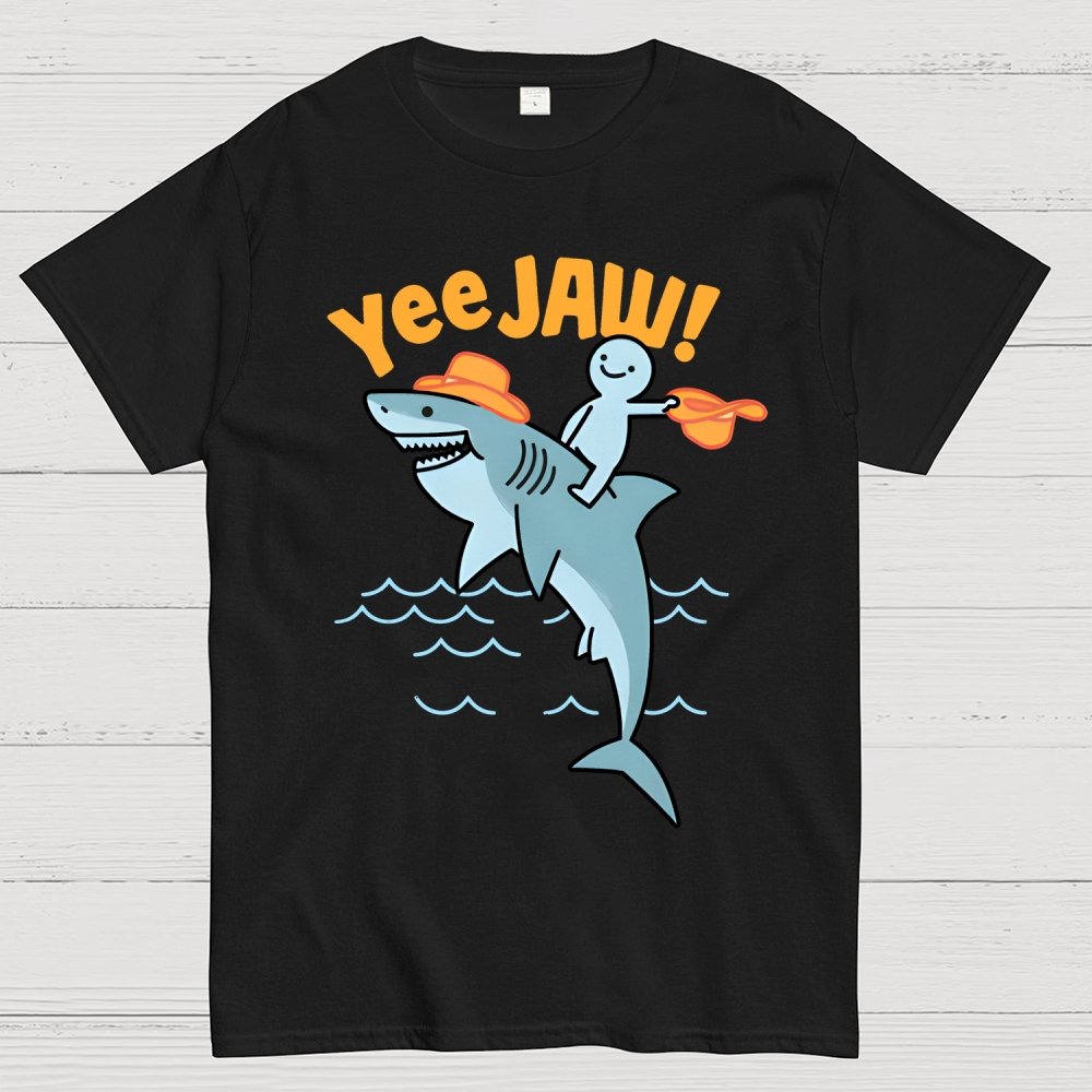 Yee Jaw! Shark Week Geek T-Shirt