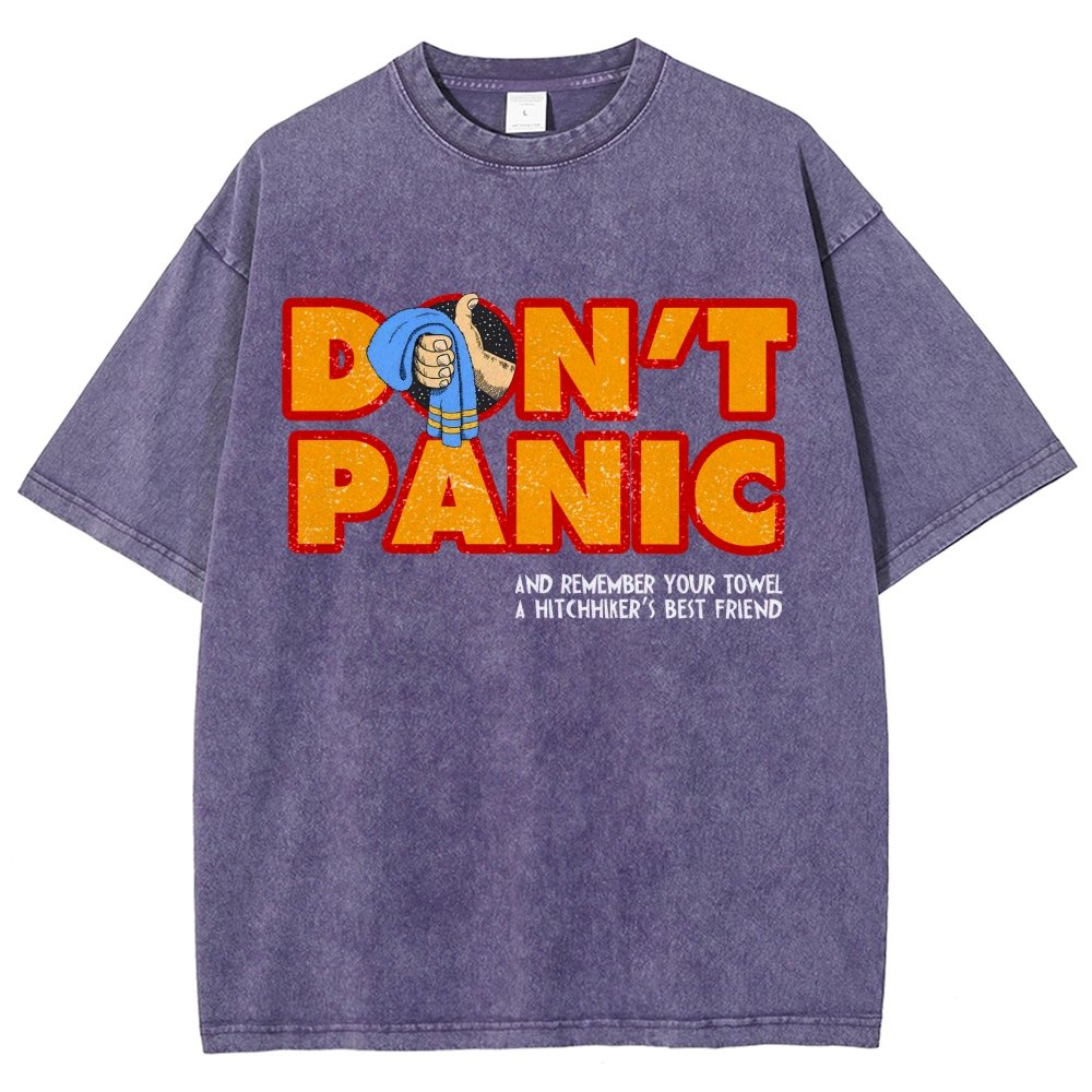 Pon't Panic Vintage Distressed T-shirt