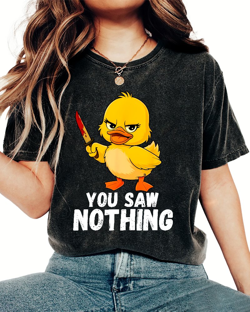 You Saw Nothing Vintage Distressed T-shirt