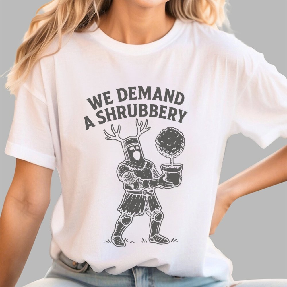 Funny Shrubbery Geek T-Shirt