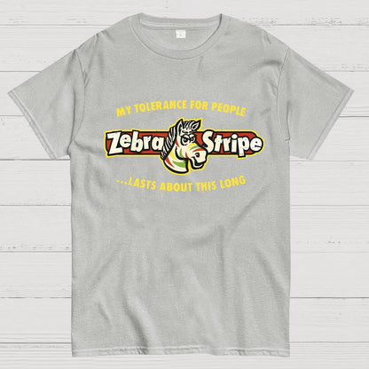 Zebra Fruit Stripe Gum Geeky T-Shirt