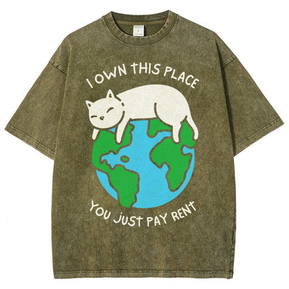 I Own This Place Vintage Distressed T-shirt