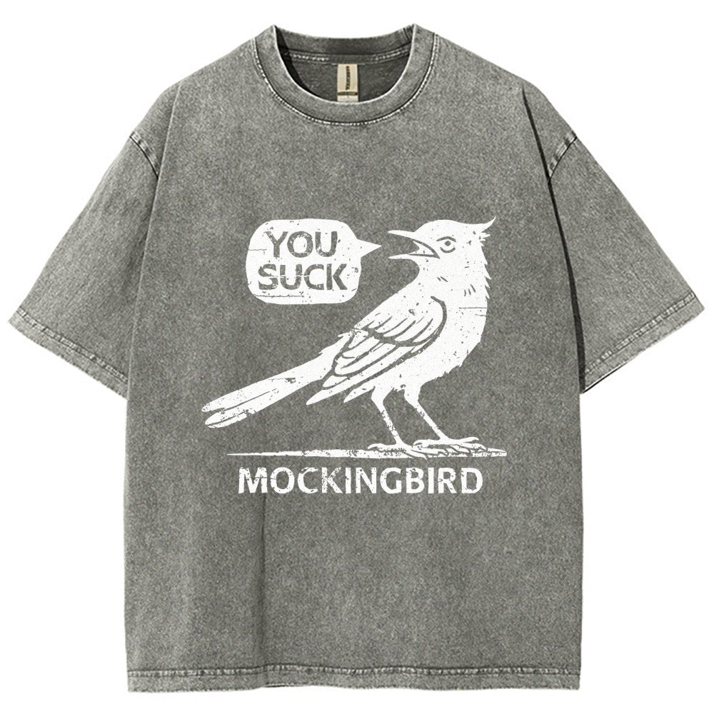 Mockingbird Vintage Distressed T-shirt