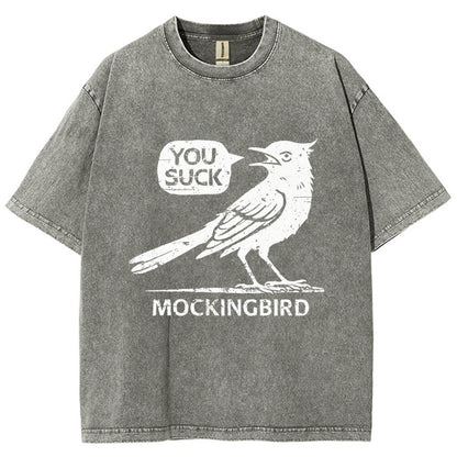Mockingbird Vintage Distressed T-shirt