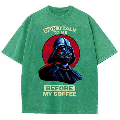 Don’t Talk to Me Before Coffee Vintage Distressed T-shirt