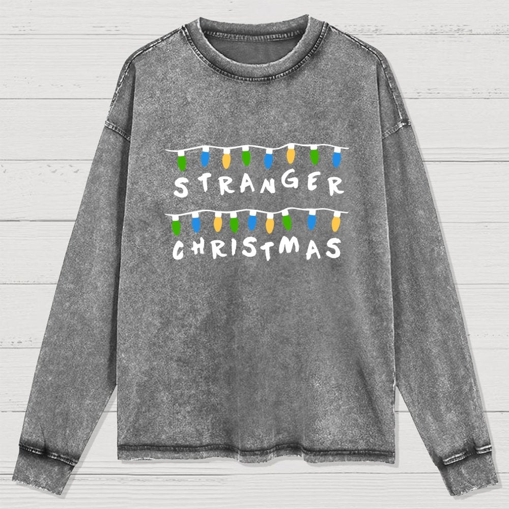 Mysterious Christmas Washed Long Sleeve Tee
