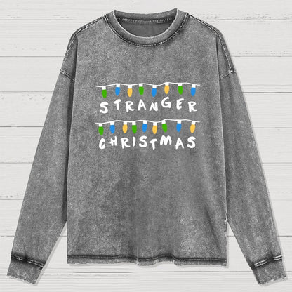 Mysterious Christmas Washed Long Sleeve Tee
