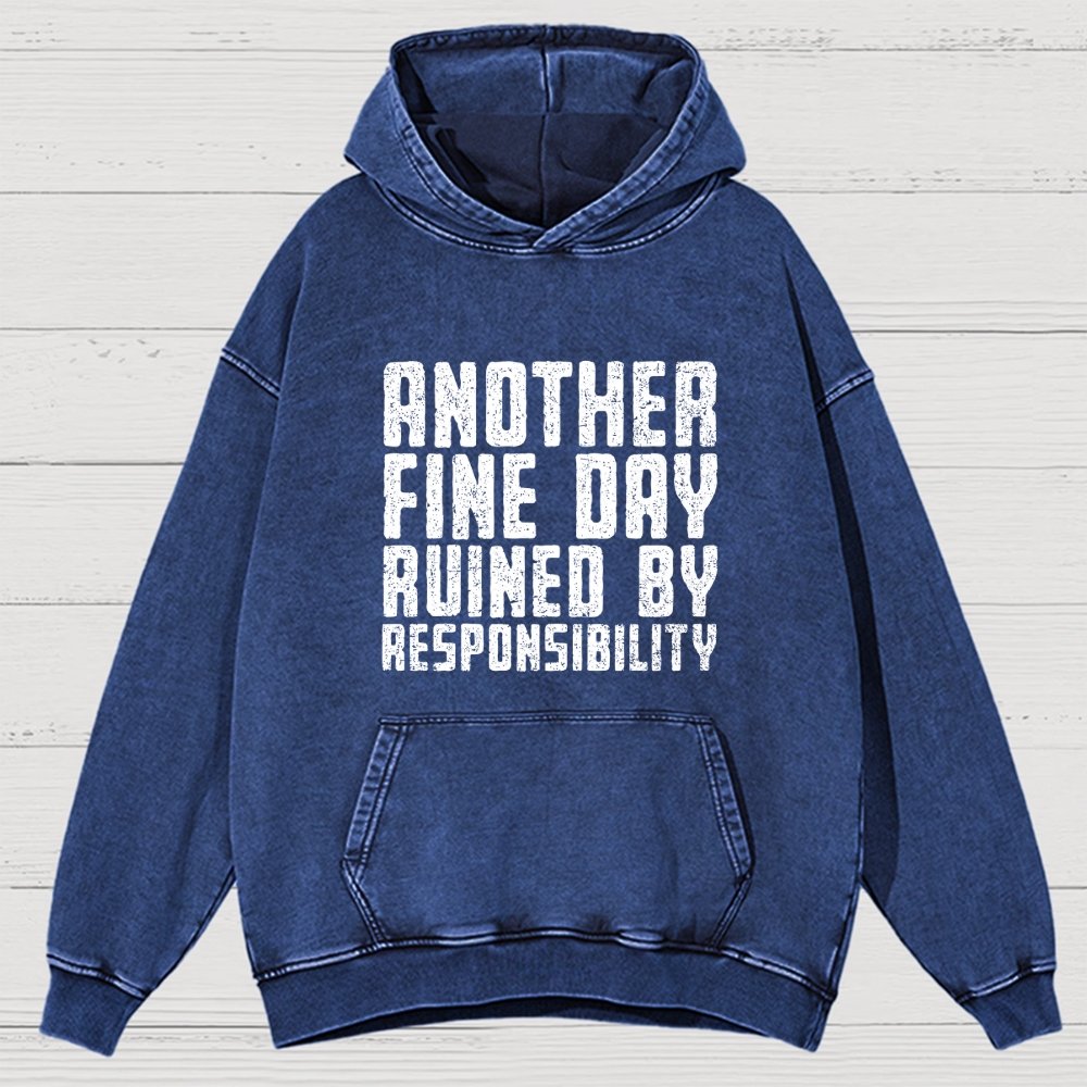 Another Fine Day Vintage Distressed Hoodie