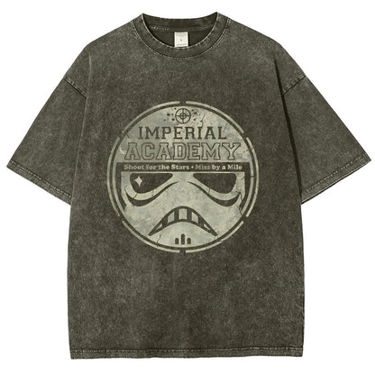 Aiming for Excellence Vintage Distressed T-shirt