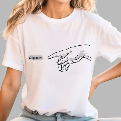 Skip Ad For God's Sake Geek T-Shirt