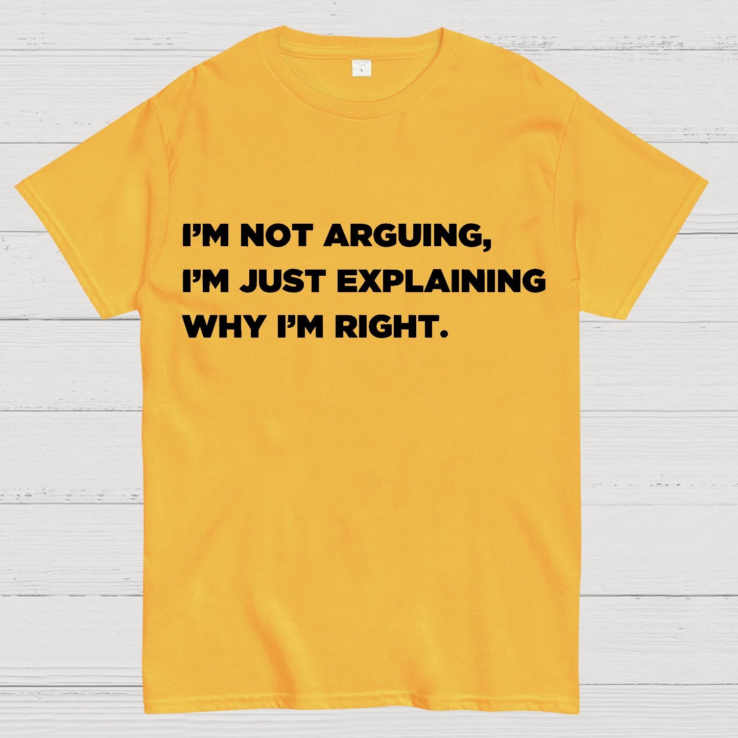 I’m Not Arguing, I’m Just Explaining Why I’m Right Geek T-Shirt