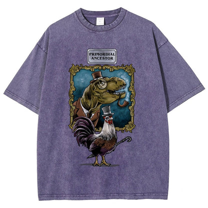 Primordial Ancestor Vintage Distressed T-shirt