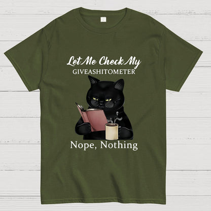 Cat Drinking Coffee Touch My Coffee I Will Slap You So Hard Nerdy T-Shirt