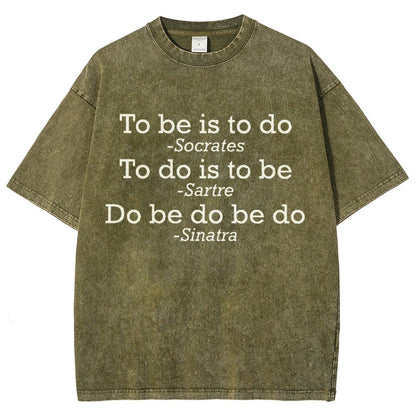 Do Be Do Be Do Joke Vintage Distressed T-shirt