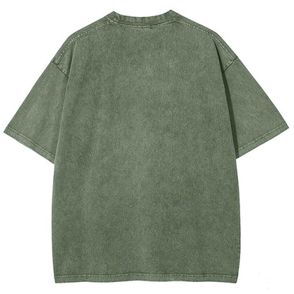 ANIMAL X  Unisex Fit Washed T-Shirt
