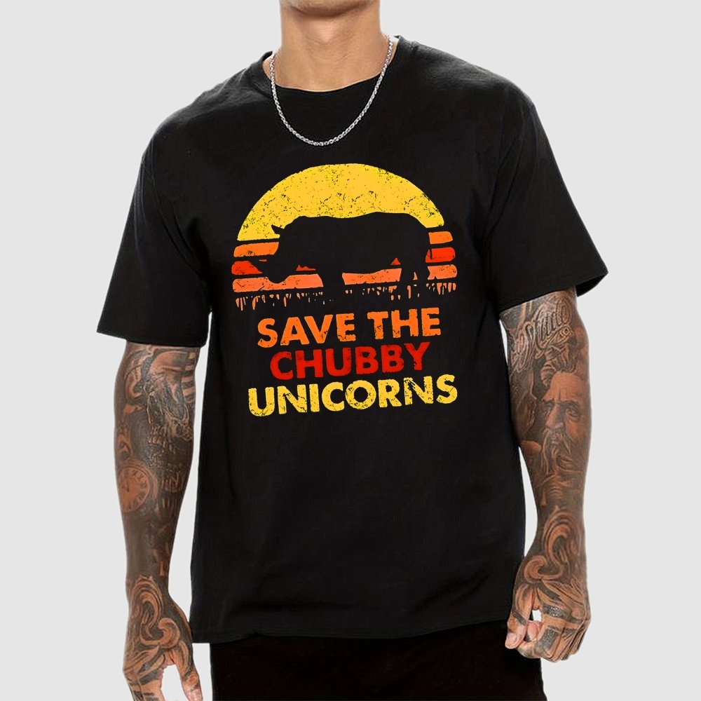 Save The Chubby Unicorns Geek T-Shirt