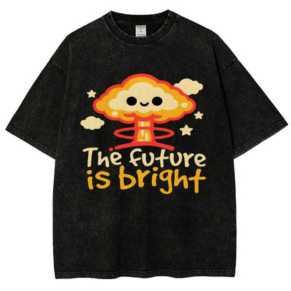 The Future Is Bright Vintage Distressed T-shirt
