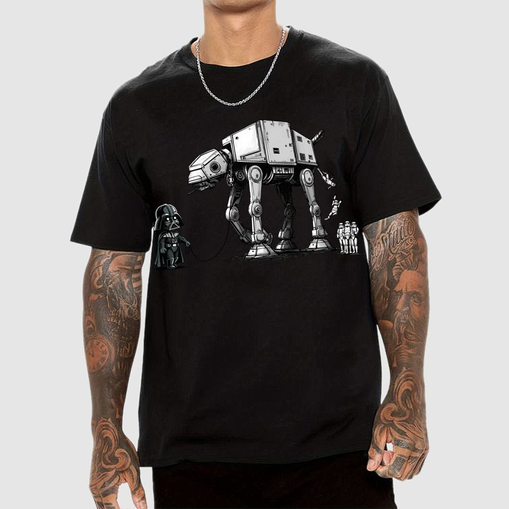 Imperial Robot Dog Poop Geek T-Shirt