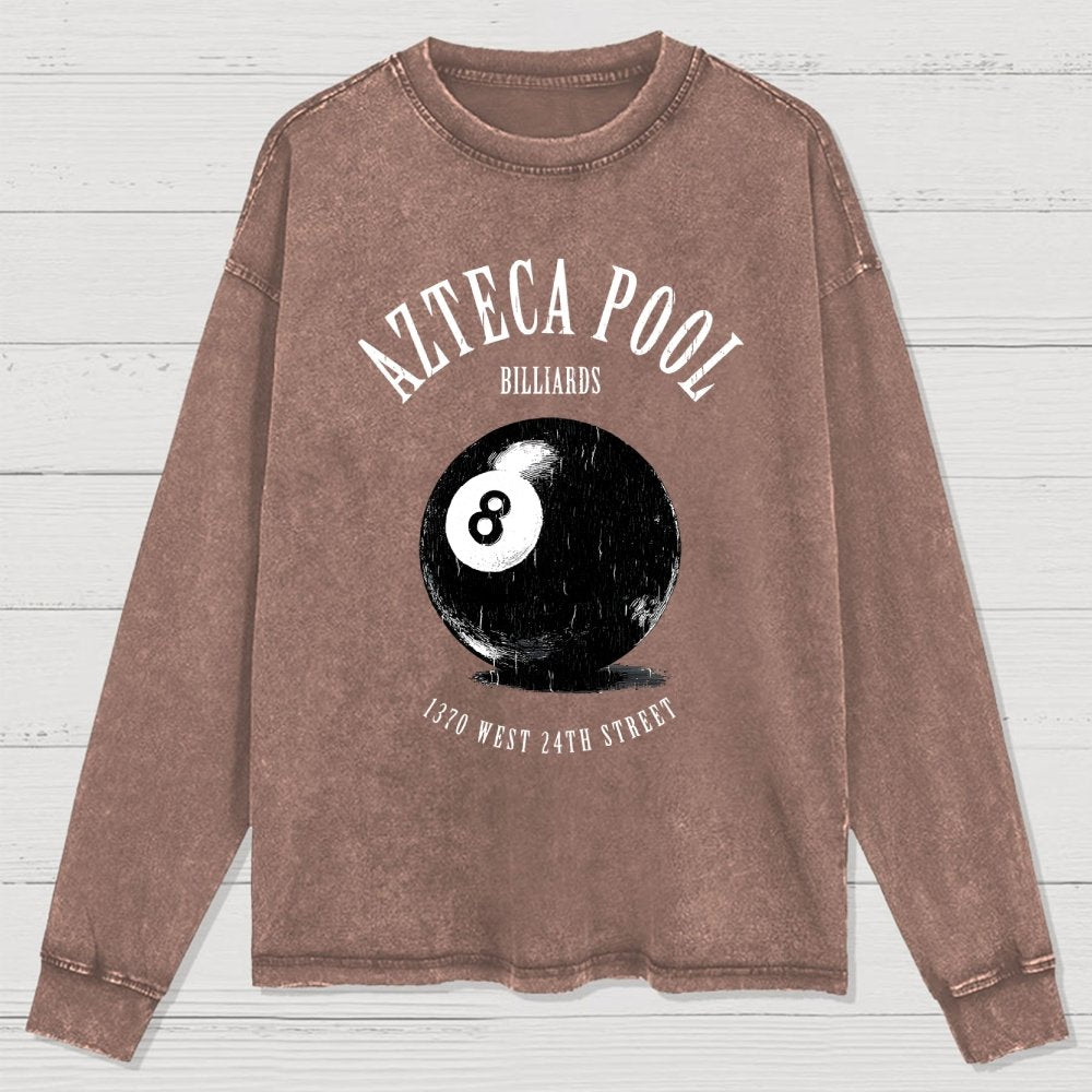 Azteca Pool Washed Long Sleeve Tee