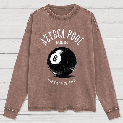 Azteca Pool Washed Long Sleeve Tee