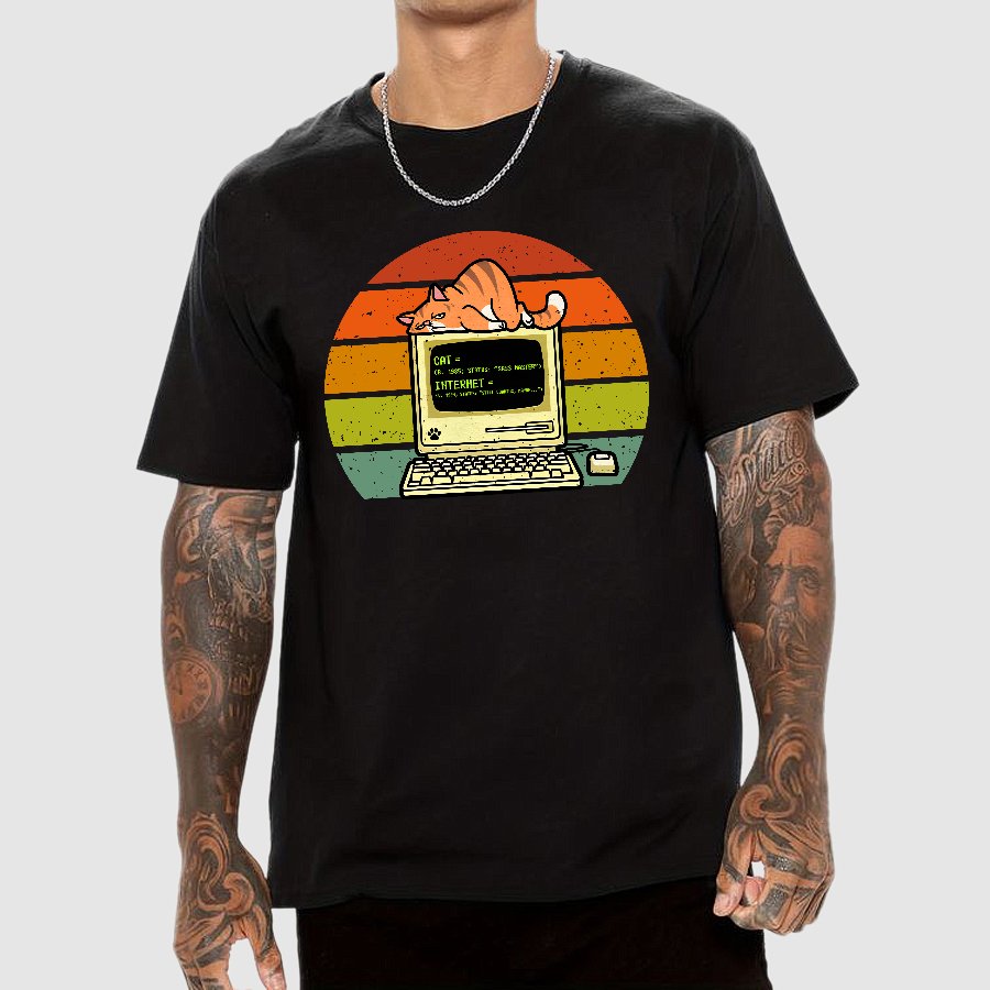 Cat vs. Internet Still Loading Geek T-Shirt