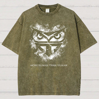 More Human Than Human Essential Vintage Distressed T-shirt