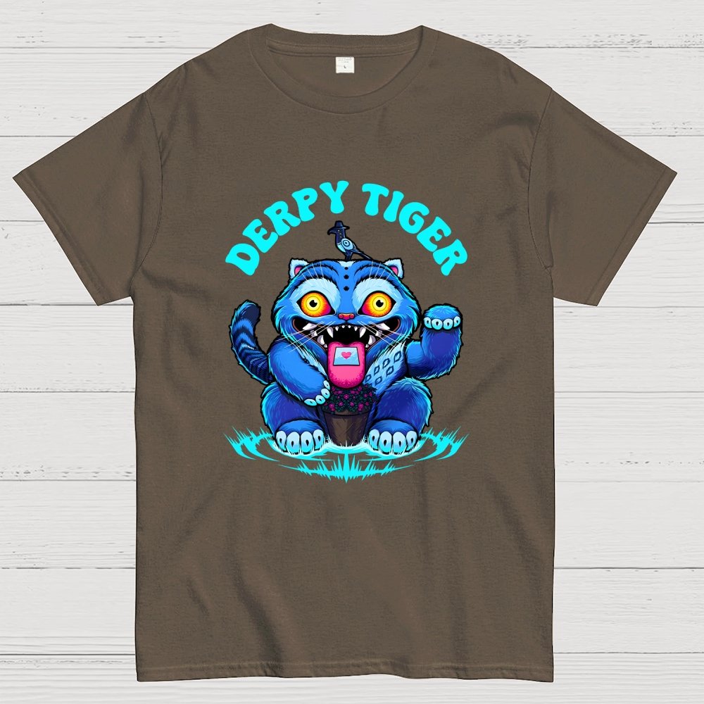 Derpy Tiger Geek T-Shirt