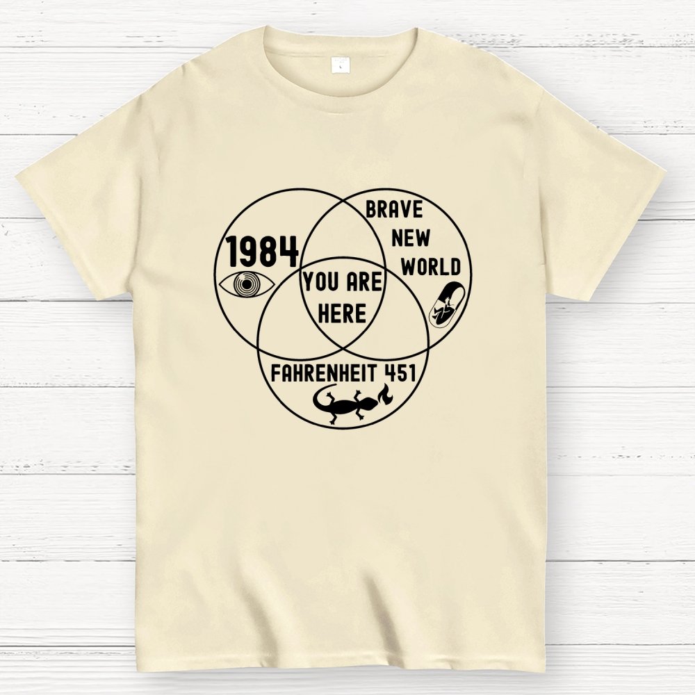 Funny Dystopian Venn Diagram Geek T-Shirt