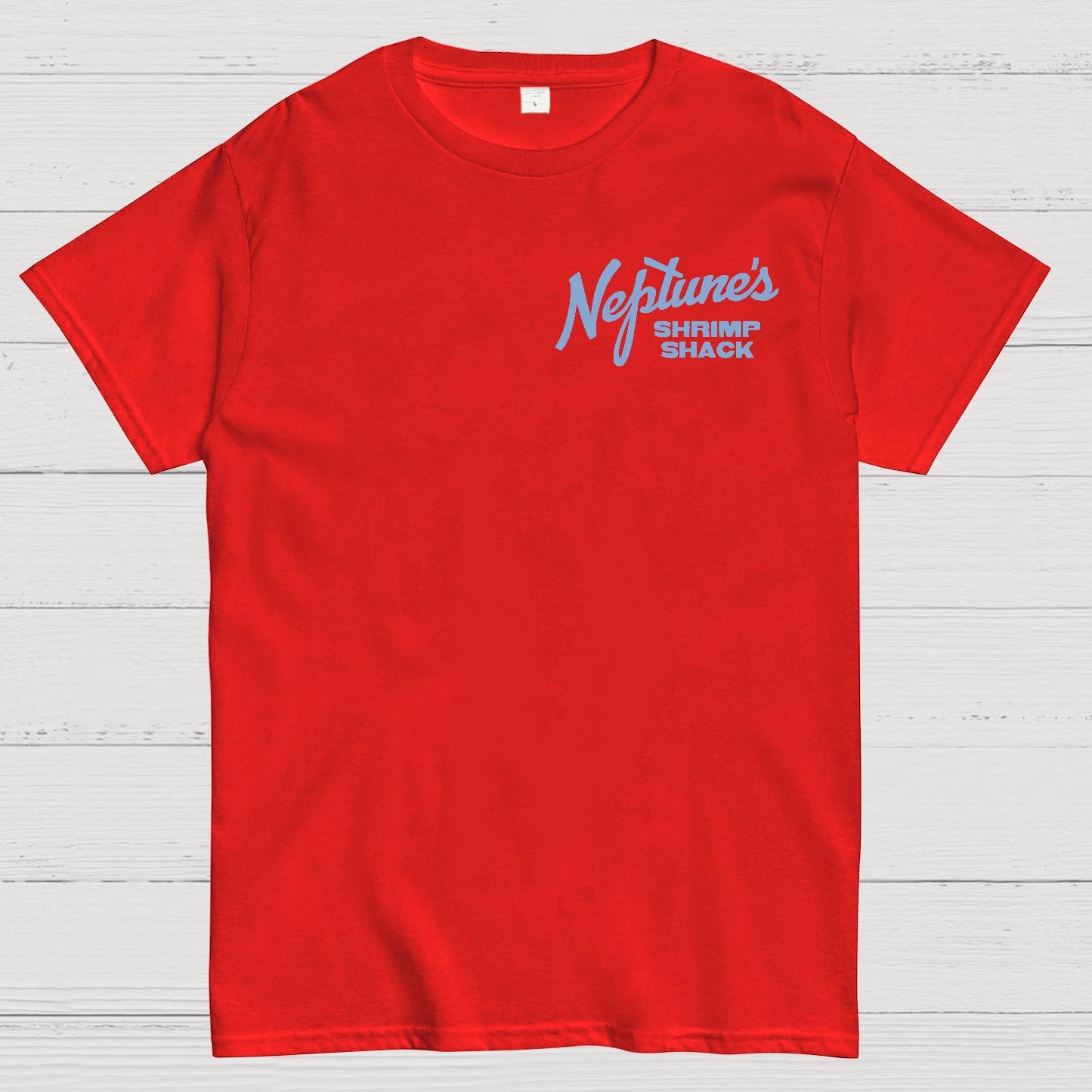 Neptune's Shrimp Shack Front And Back Printing Geek T-Shirt
