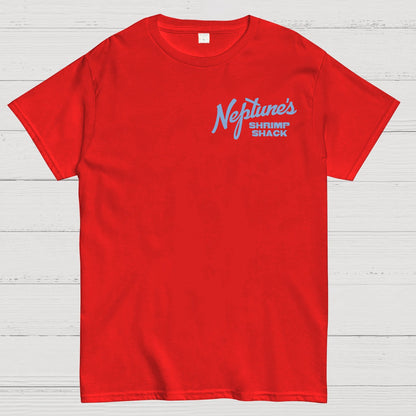 Neptune's Shrimp Shack Front And Back Printing Geek T-Shirt