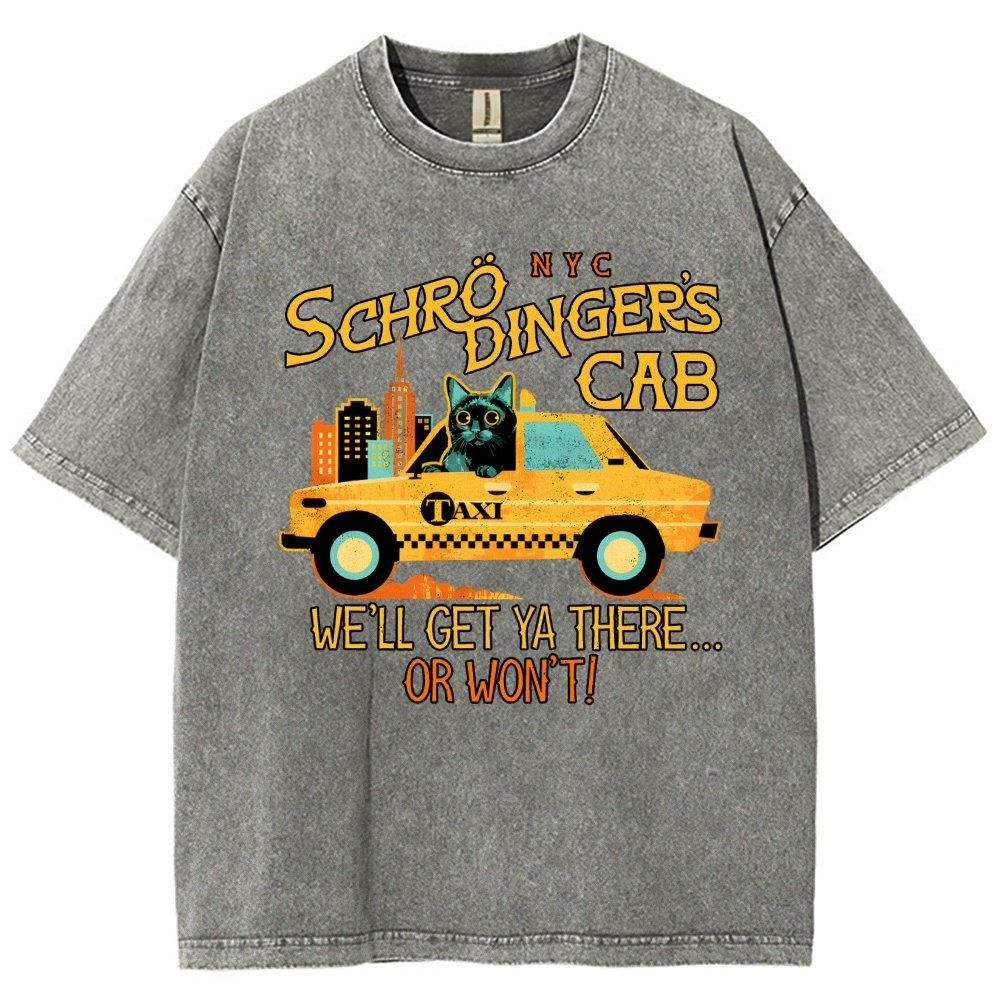 Schrodinger's Cab Vintage Distressed T-shirt