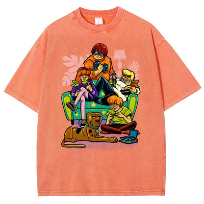 Stay Home Squad Vintage Distressed T-shirt