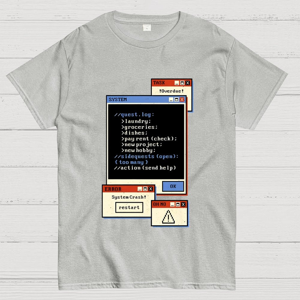 Quest Log Full Geek T-Shirt
