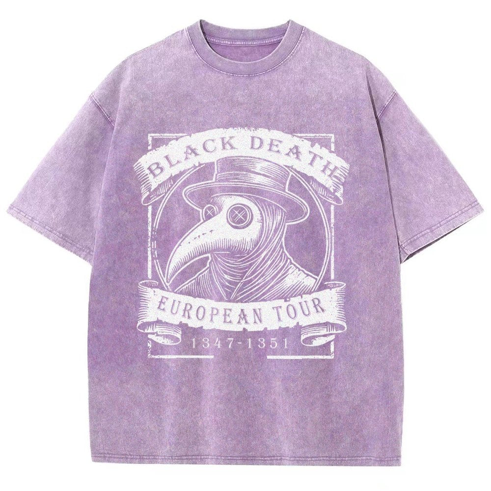 Black Death Tour Vintage Distressed T-shirt