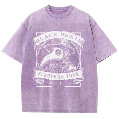 Black Death Tour Vintage Distressed T-shirt