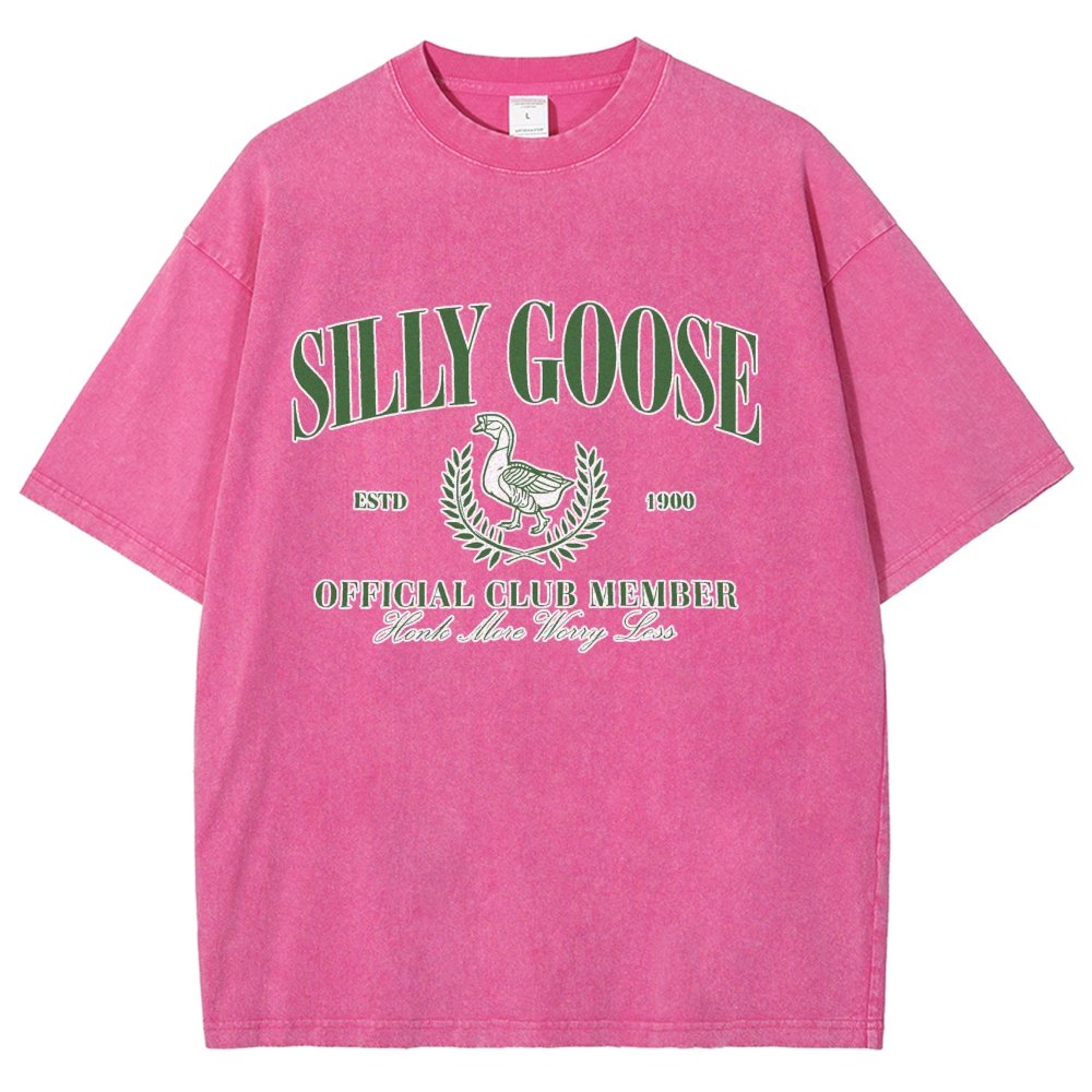 Silly Goose Official Club Vintage Distressed T-shirt
