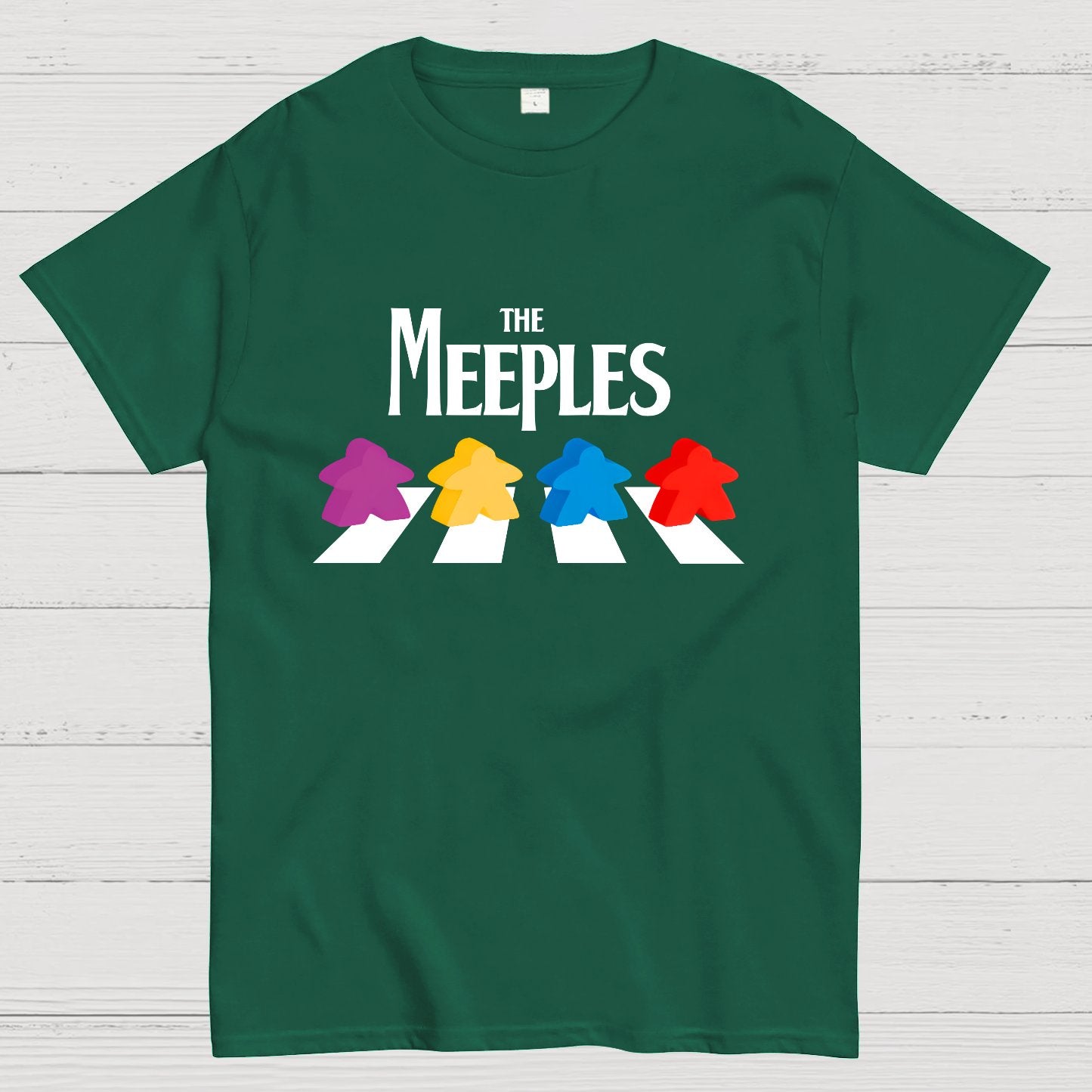 Board Gamer The Meeples Geeky T-Shirt